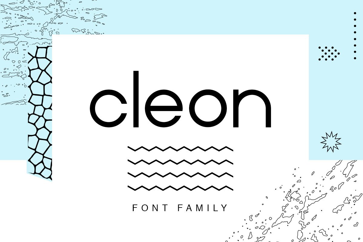 Example font Cleon #1